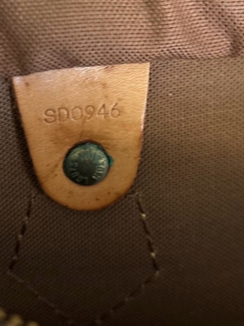 Loius Vuitton Authentic Brown & Tan Monogram Speedy 30 Bag - Picture 11 of 11